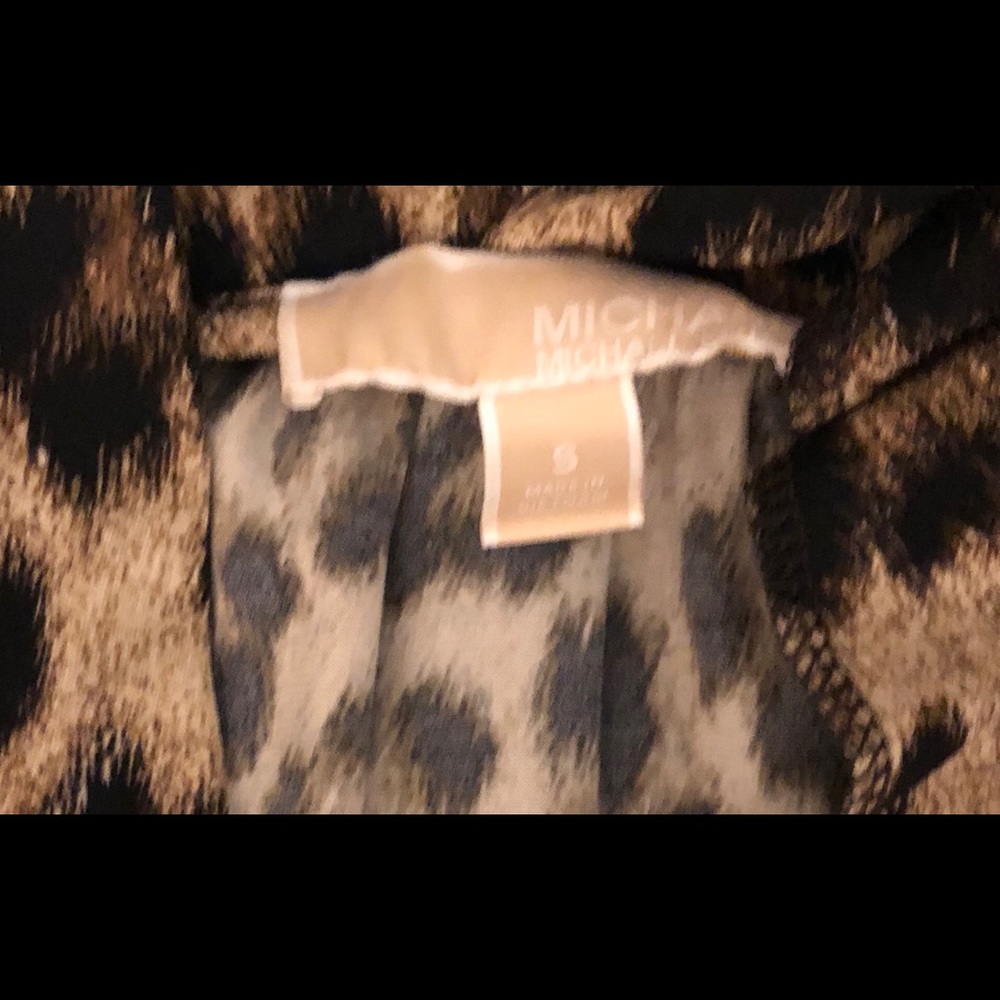 Michael Kors leopard jumpsuit.